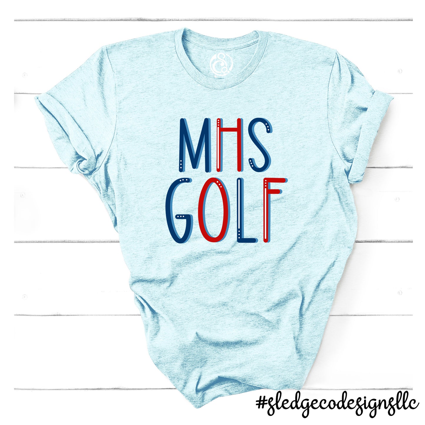 MHS CHIEFS GOLF | MAGNOLIA HEIGHTS | CUSTOM DRAWN UNISEX TSHIRT