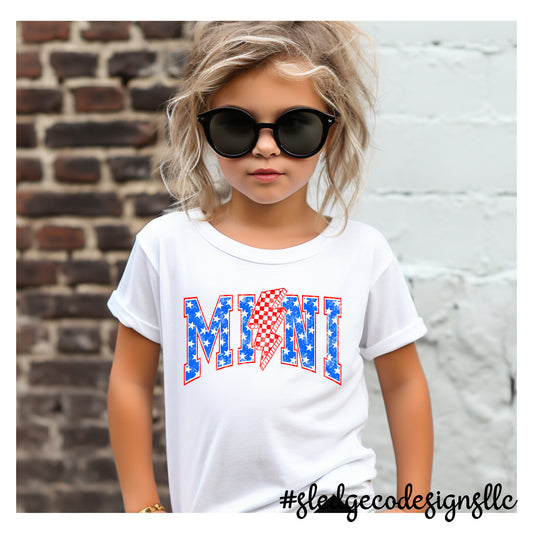 MINI LIGHTENING | Patriot | July 4th | Custom Unisex TSHIRT