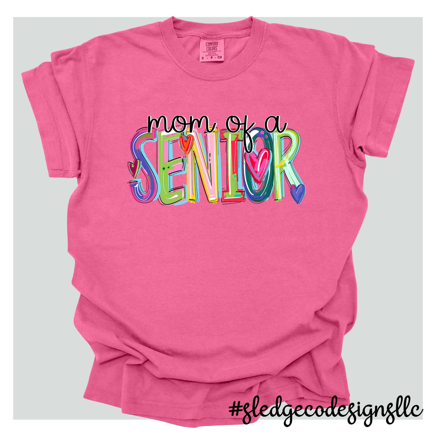 MOM OF SENIOR 2025 | WATERCOLOR | Custom Unisex Tee
