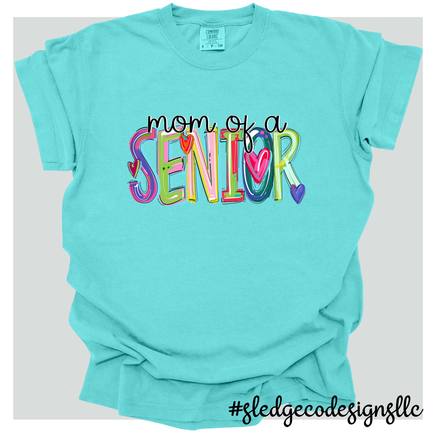 MOM OF SENIOR 2025 | WATERCOLOR | Custom Unisex Tee