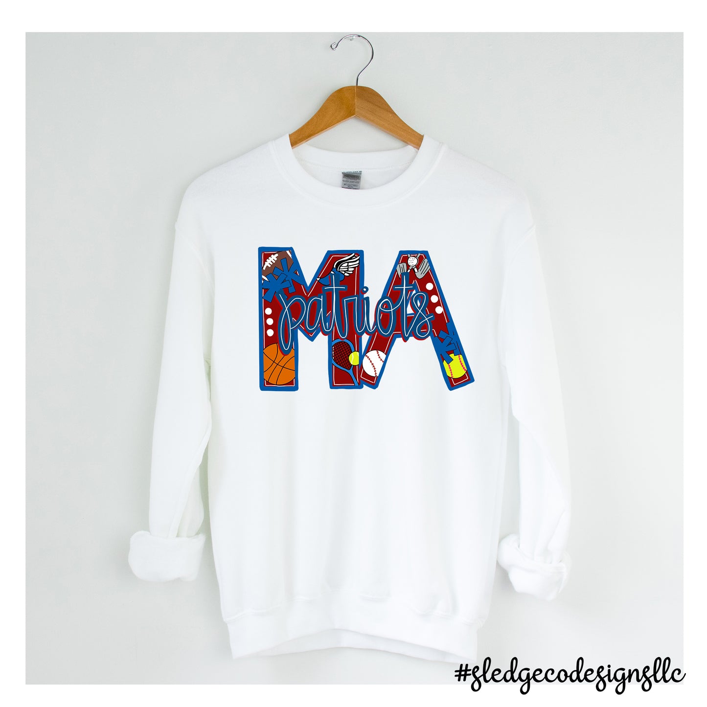 MARSHALL Academy Patriots sports MA | UNISEX SWEATSHIRT