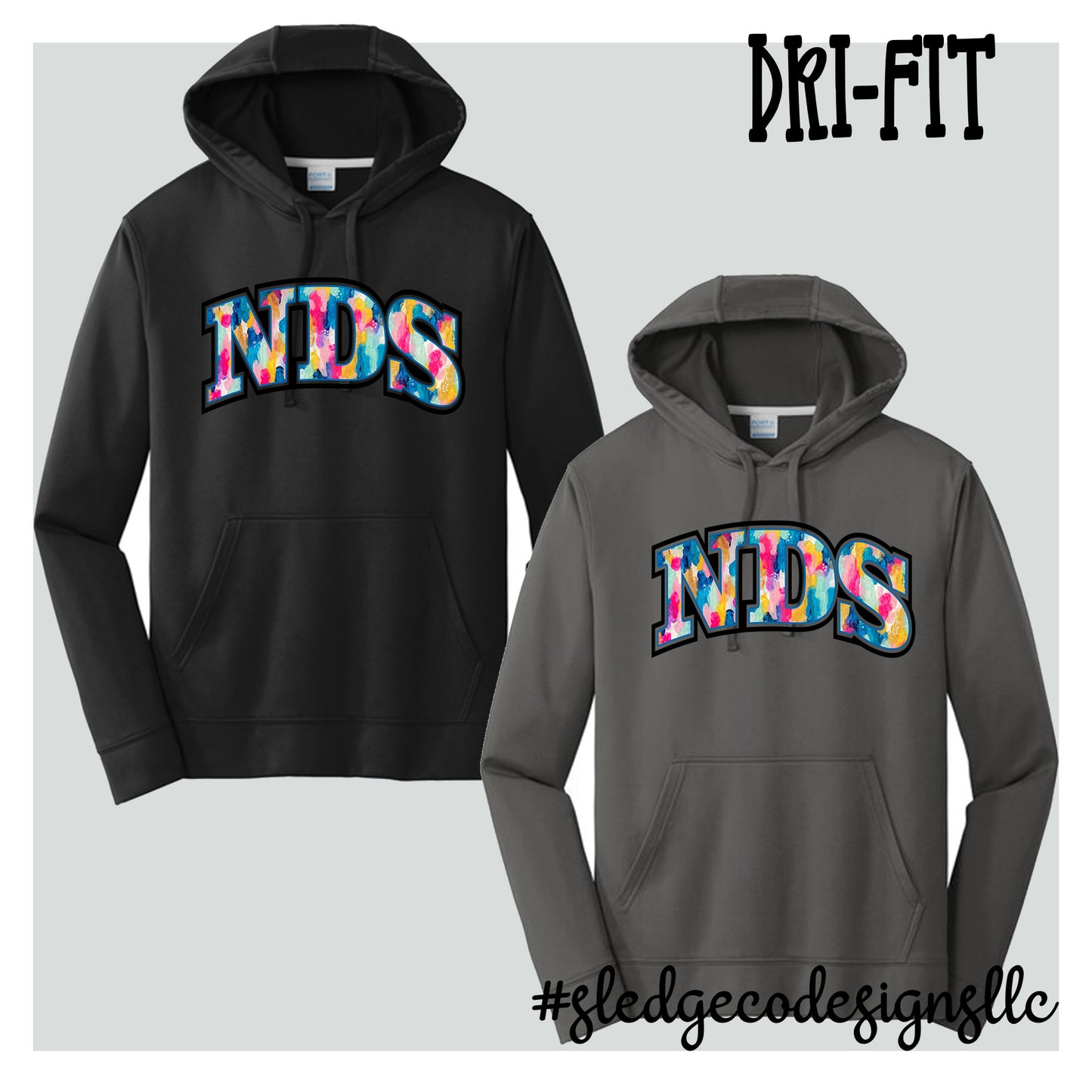 NORTH DELTA | NDS COLORFUL | Performance Fleece Pullover Hoodie
