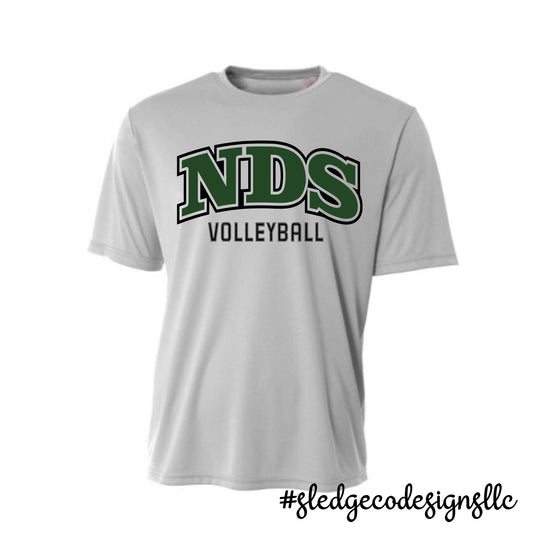 NDS | NORTH DELTA GREENWAVES VOLLEYBALL | A4 DRI-FIT CUSTOM Unisex Tshirt