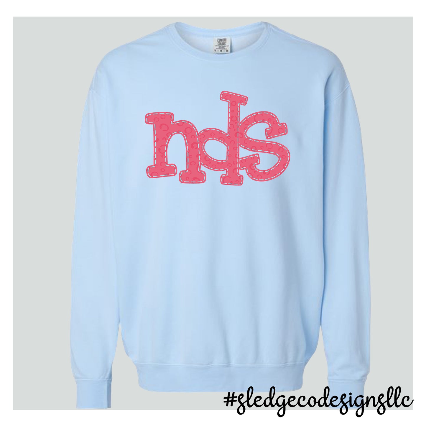 NORTH DELTA | STITCHED |  COMFORT COLORS LIGHT WEIGHT SWEATSHIRT