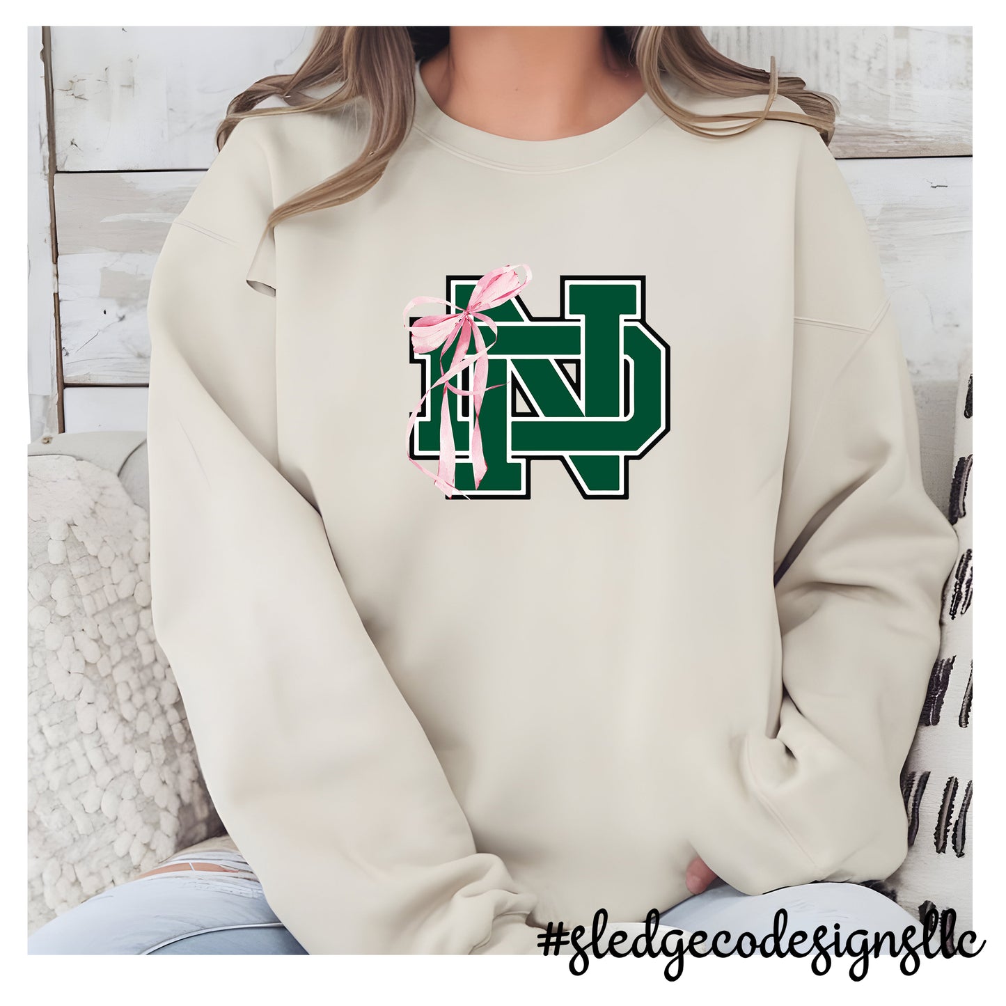 NORTH DELTA RIBBON | ND | UNISEX CUSTOM SWEATSHIRT