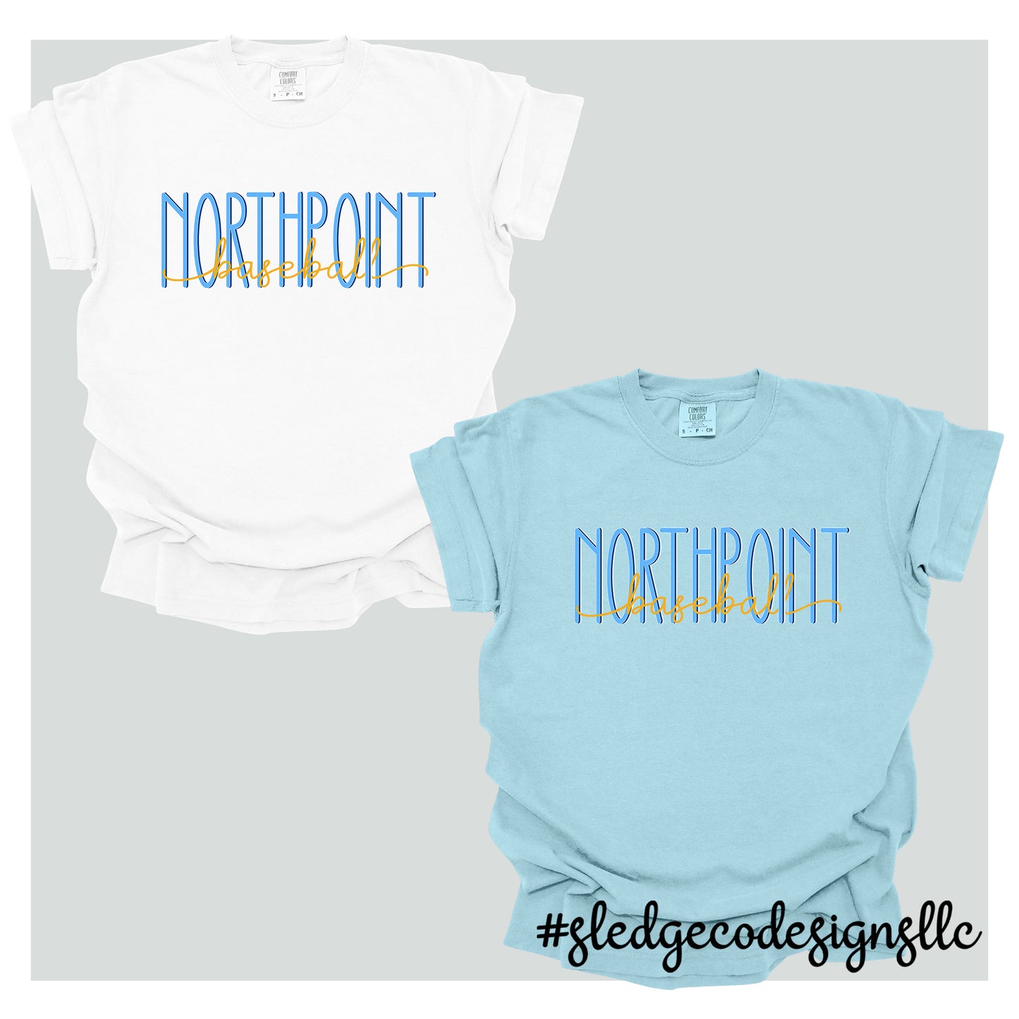 NORTH POINT BASEBALL | DUO | CUSTOM UNISEX TSHIRT