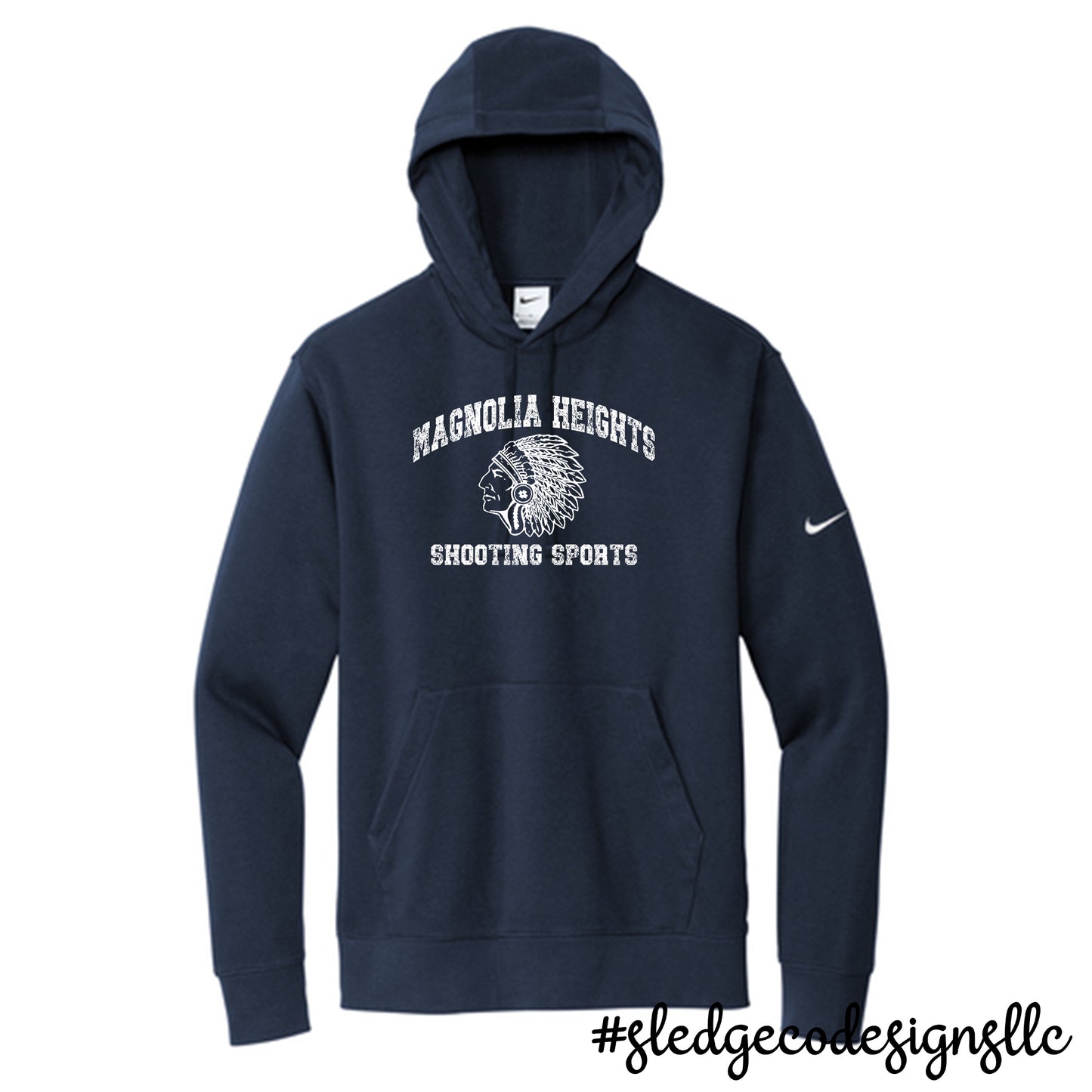 MAGNOLIA HEIGHTS SHOOTING TEAM | Nike Club Fleece Sleeve Swoosh Pullover Hoodie