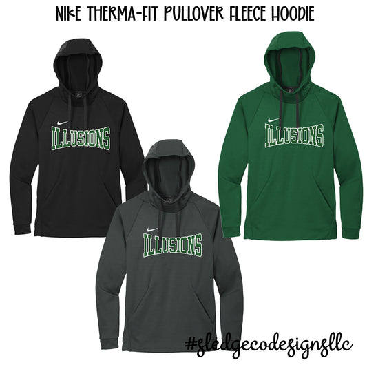 ILLUSIONS SOFTBALL | Nike Therma-FIT Pullover Fleece Hoodie