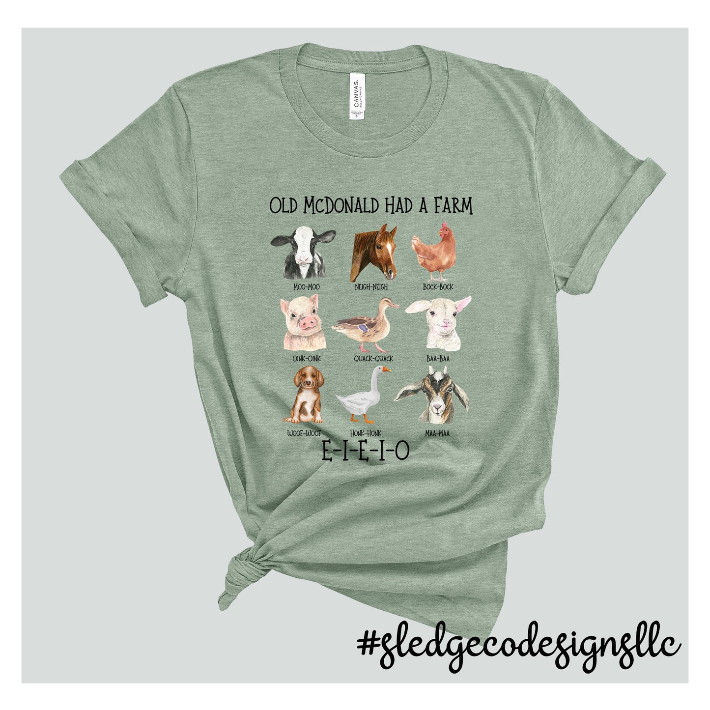 Ole' / Old McDonald had a farm - eieio - E-I-E-I-O -   | Custom Unisex TSHIRT