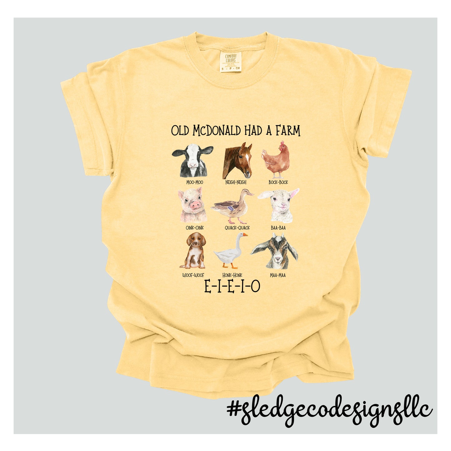 Ole' / Old McDonald had a farm - eieio - E-I-E-I-O -   | Custom Unisex TSHIRT