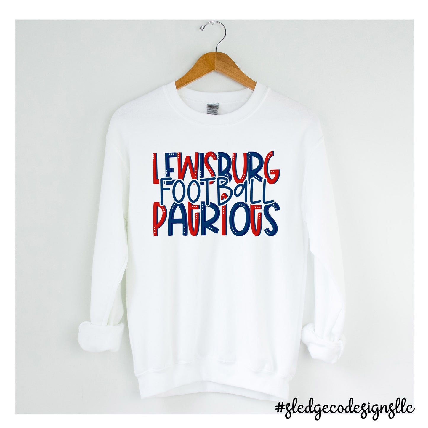 LEWISBURG MISSISSIPPI FOOTBALL | CUSTOM UNISEX SWEATSHIRT