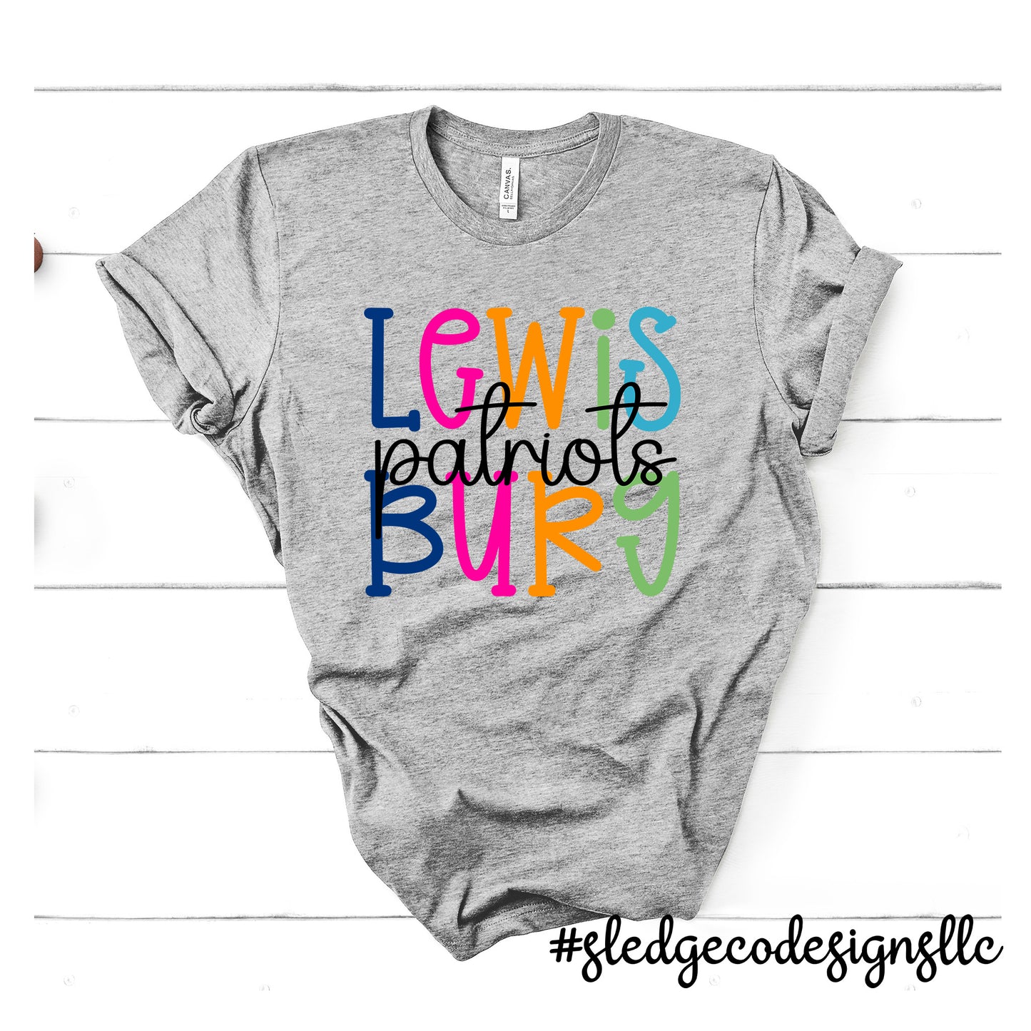 LEWISBURG PATRIOTS | COLORFUL | UNISEX Custom Tshirt