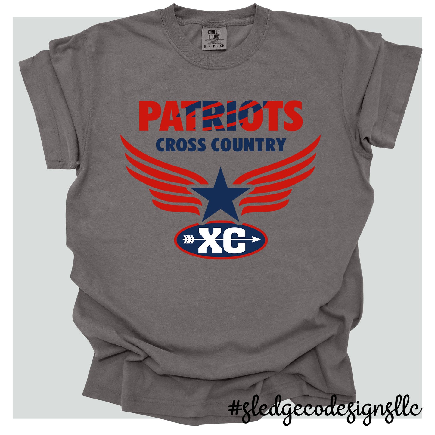 PATRIOTS | CROSS COUNTRY | UNISEX Custom Tshirt