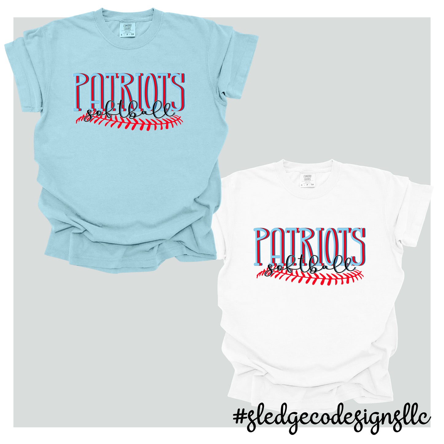 PATRIOTS SOFTBALL | EXCLUSIVE | Unisex Custom TSHIRT