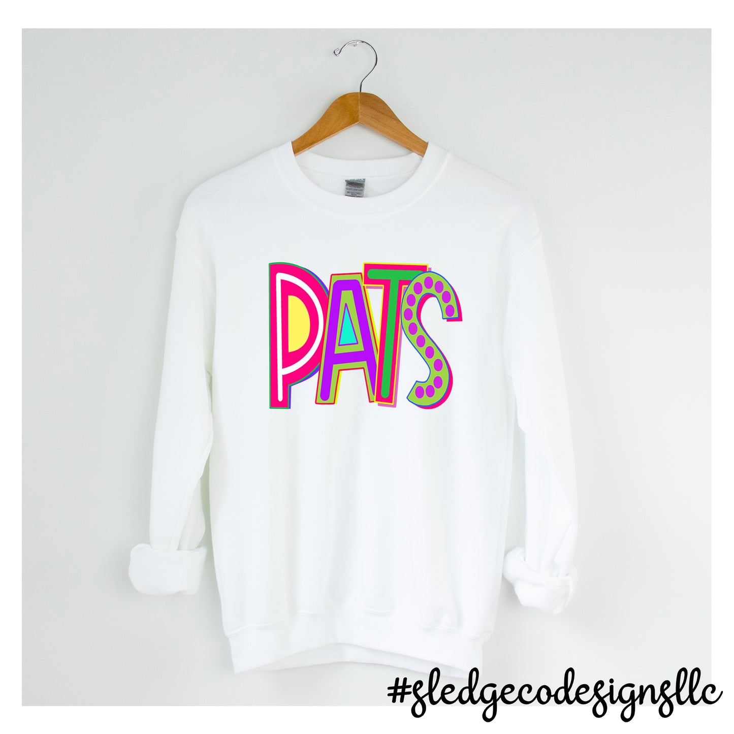 PATS | BRIGHT NEON | SOFTSTYLE UNISEX SWEATSHIRT