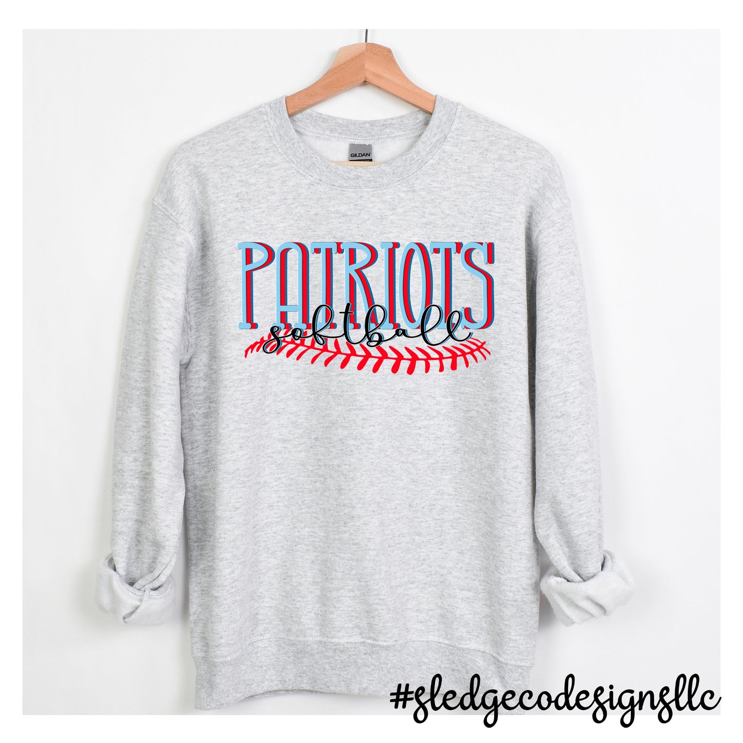 PATRIOTS SOFTBALL | EXCLUSIVE | CUSTOM UNISEX SWEATSHIRT