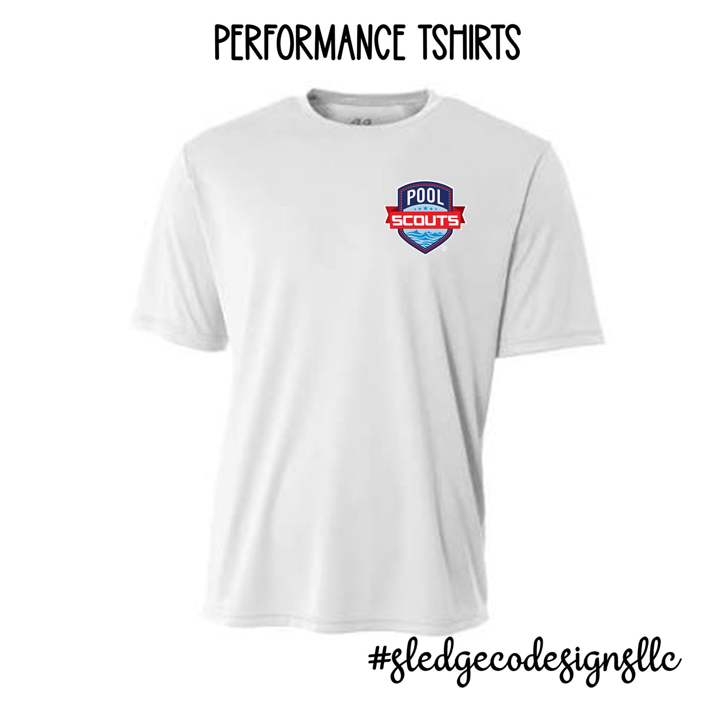 POOL SCOUTS | LEFT CHEST LOGO | Cooling Performance Short Sleeve