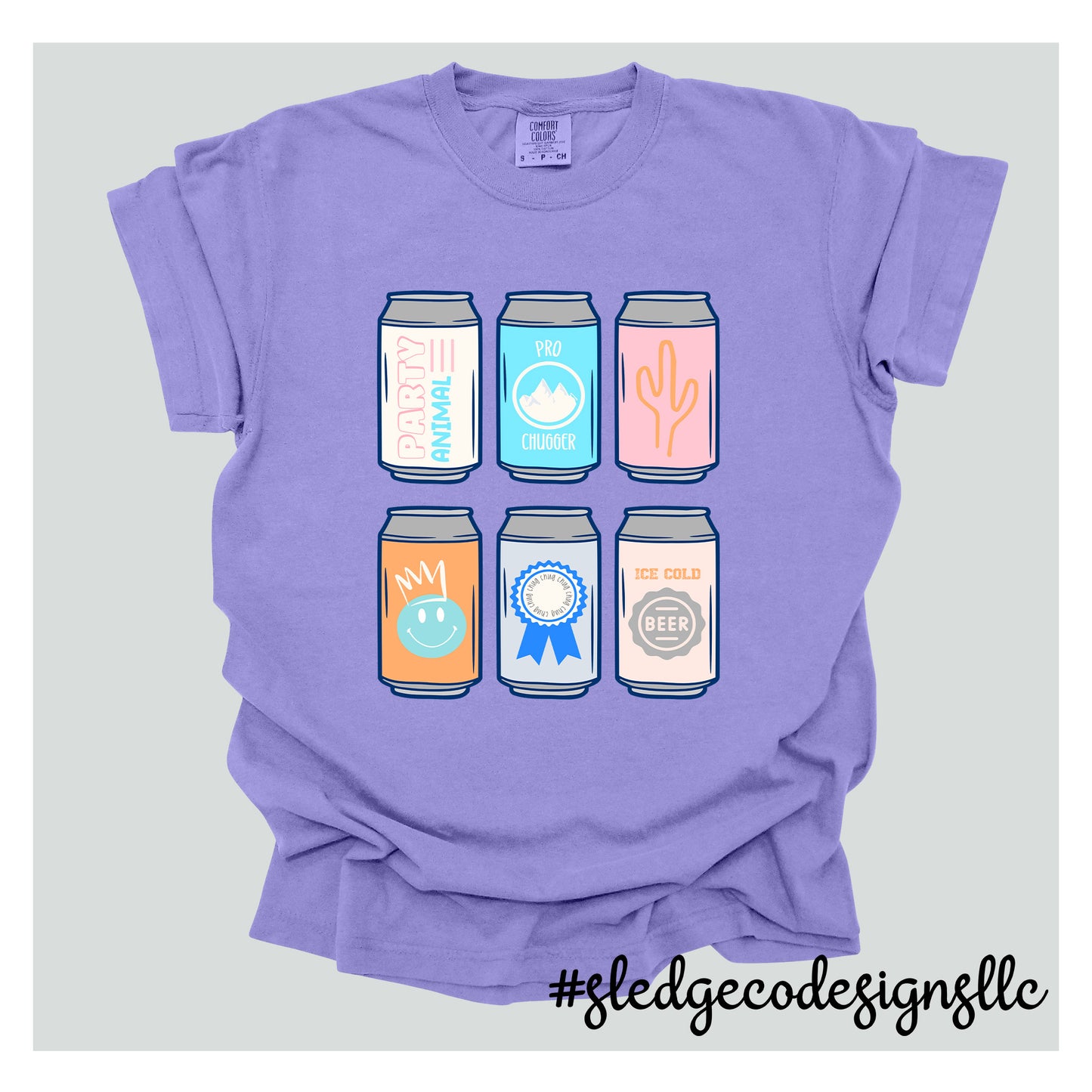 PREPPY BEER CANS | CUTE MATCHING COUPLES TEES | Custom Unisex TSHIRT