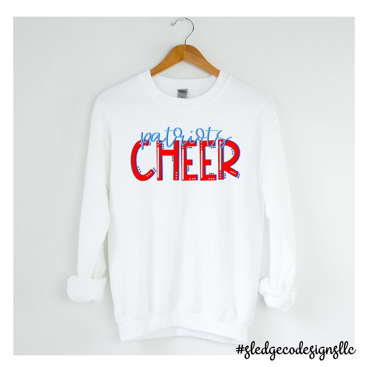 PATRIOTS CHEER | SOFTSTYLE UNISEX SWEATSHIRT