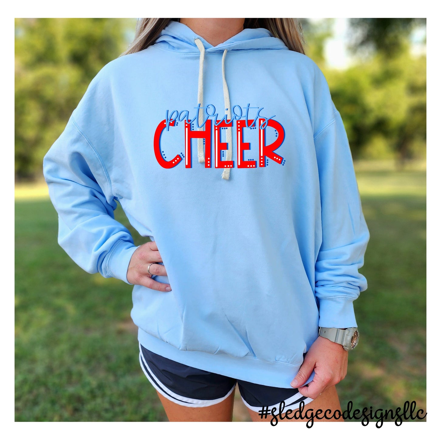 PATRIOTS CHEER BLOCK  |  COMFORT COLORS LIGHTWEIGHT