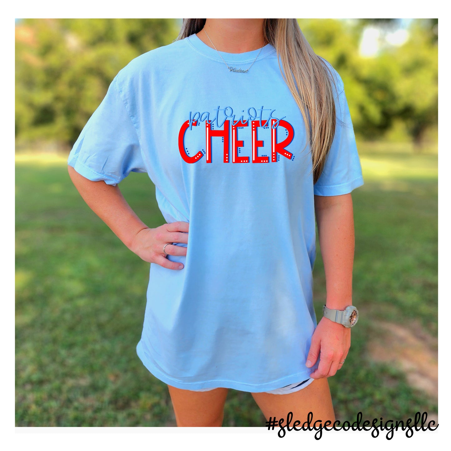 PATRIOTS CHEER | COMFORT COLORS Custom Unisex Tshirt