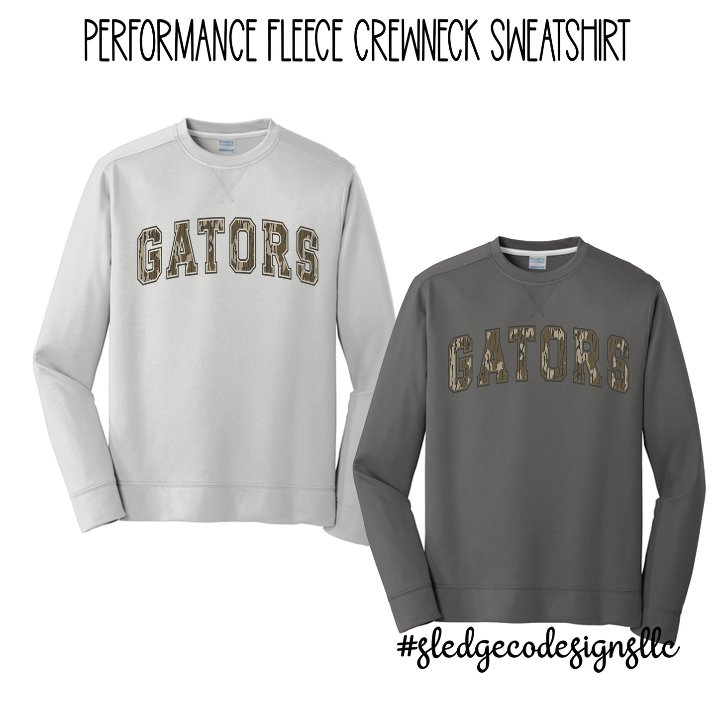 GATORS CAMO | Performance Fleece Crewneck Sweatshirt