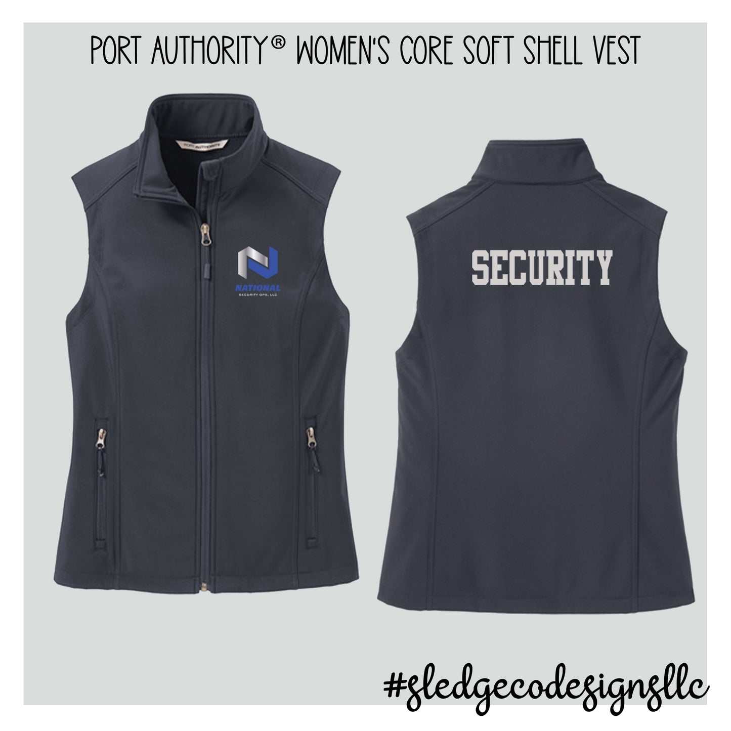 NATIONAL SECURITY OPS LLC | Port Authority® Women's Core Soft Shell Vest