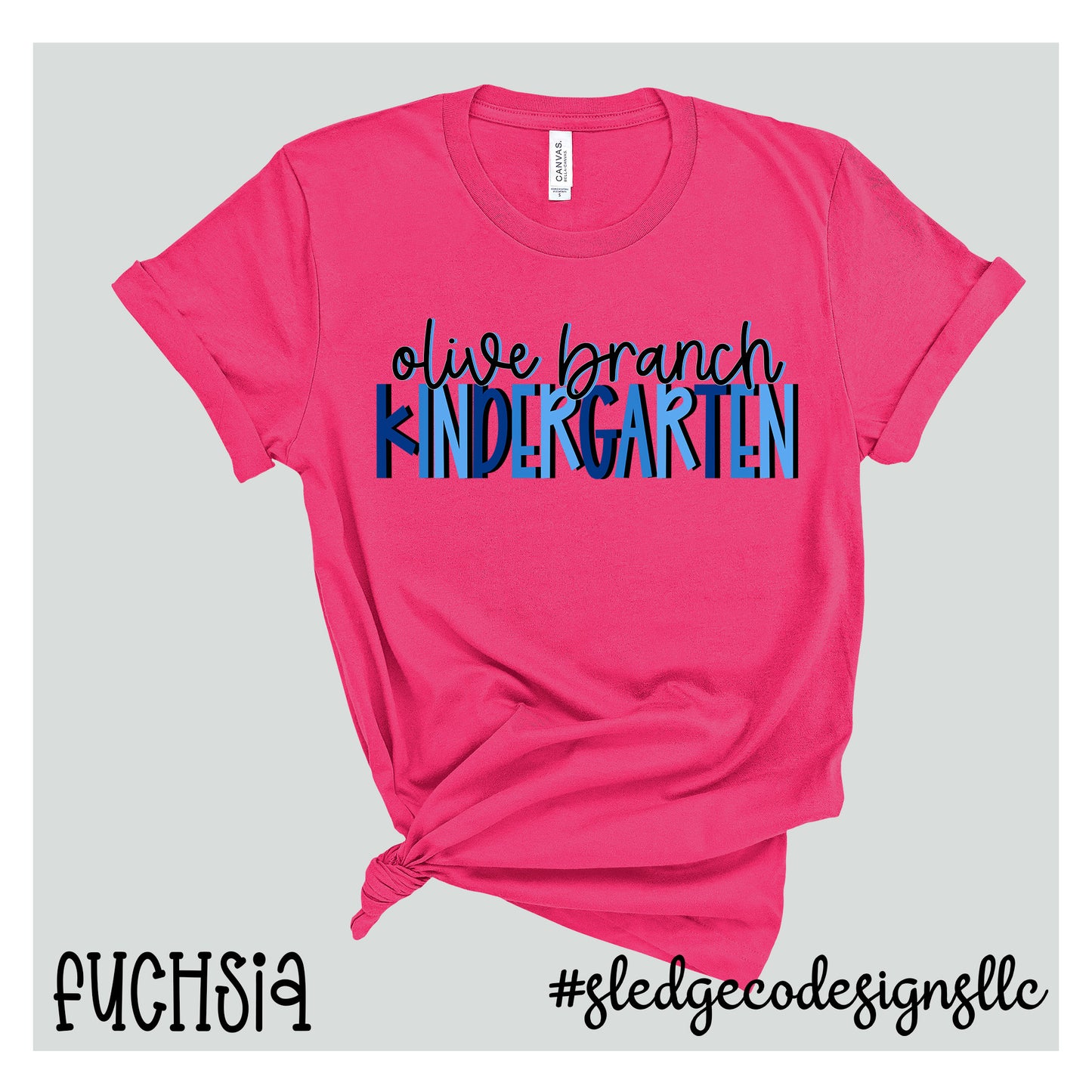 OLIVE BRANCH KINDERGARTEN | Hand Drawn | Custom Unisex Tshirt