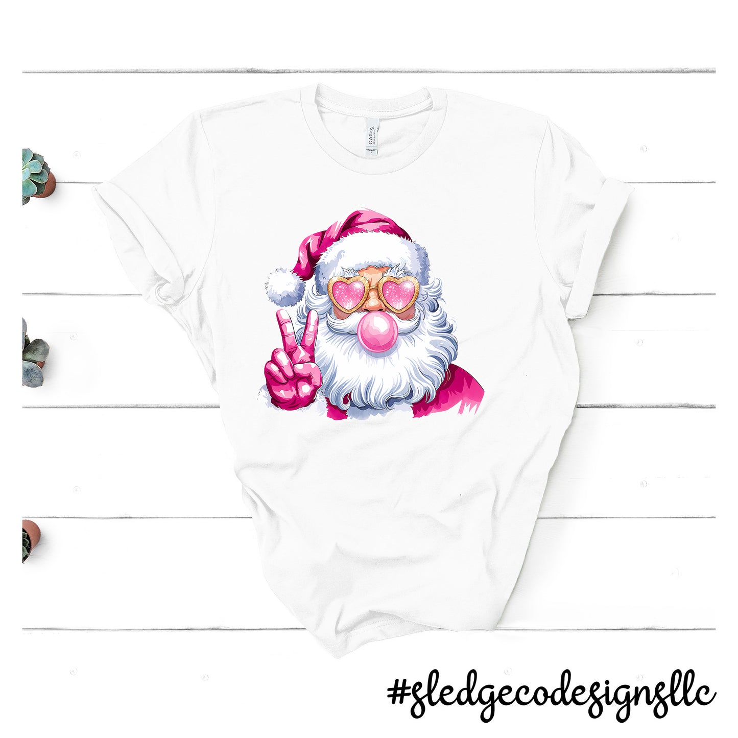 SANTA POPPIN | CHRISTMAS | Custom Unisex Sweatshirt