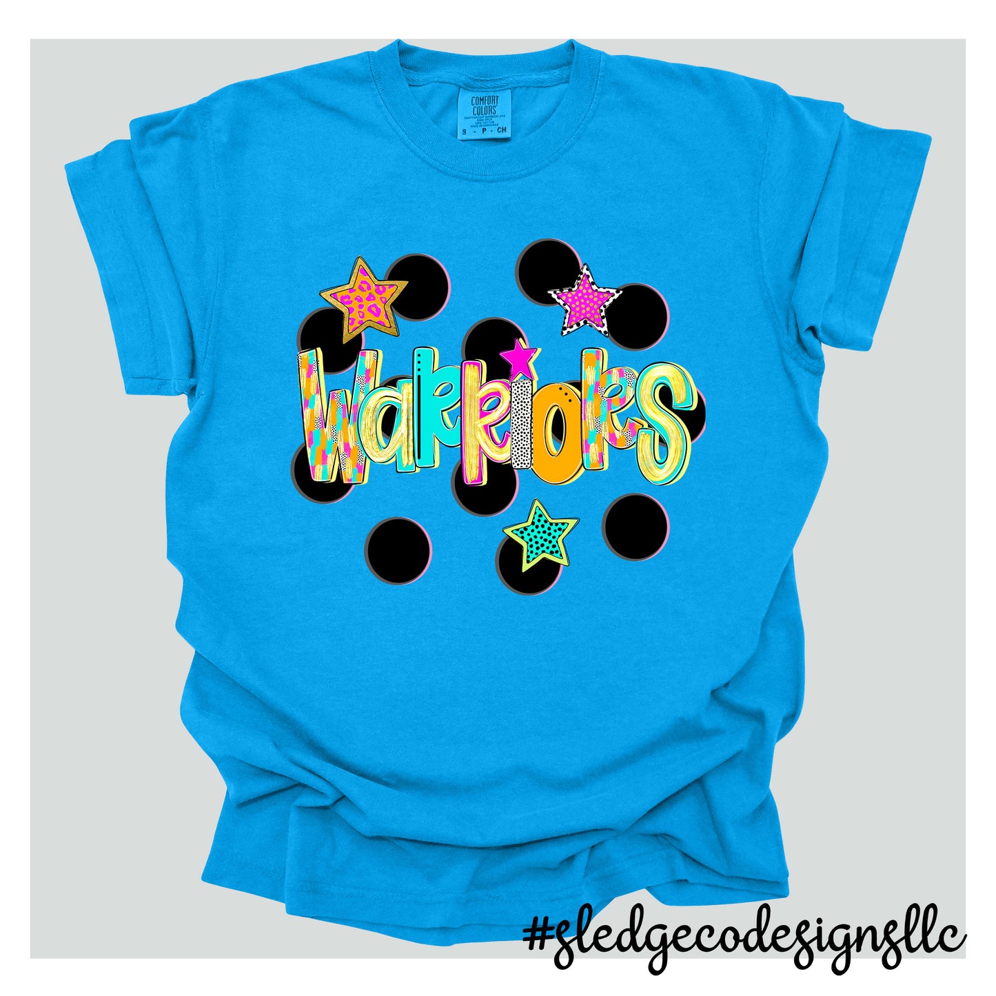 WARRIORS RETRO POLKA DOT | CUSTOM UNISEX TSHIRT