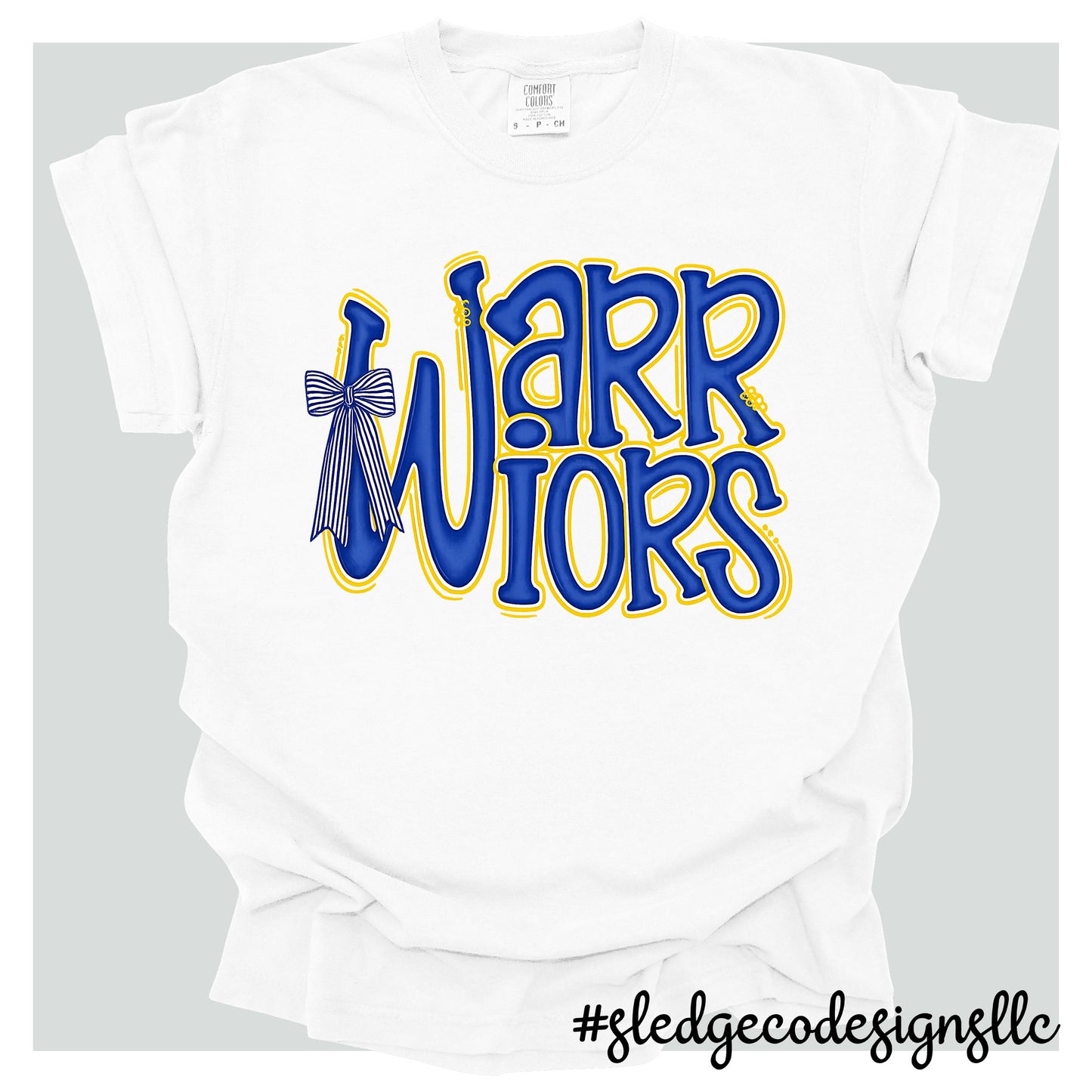 WARRIORS STACKED DOODLE | CUSTOM UNISEX TSHIRT