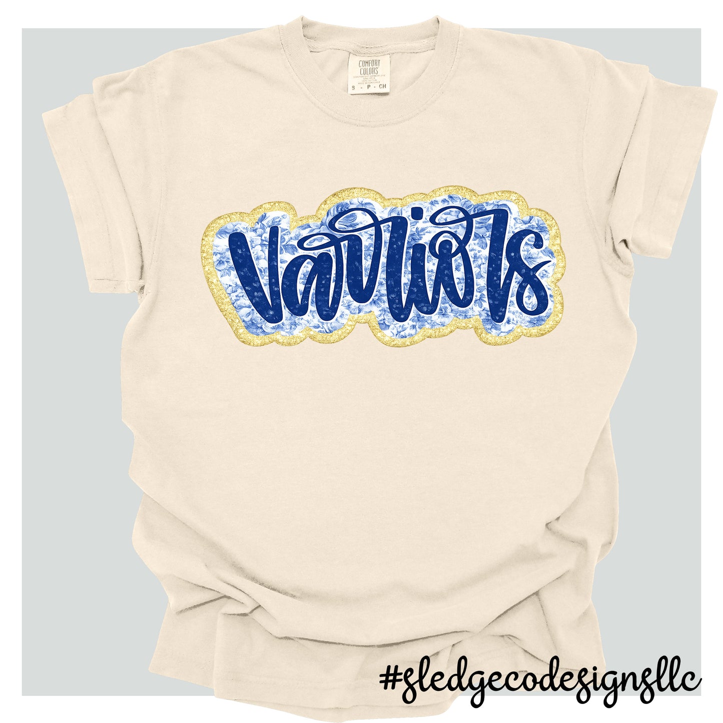 SENATOBIA WARRIORS | FLORAL GOLD | Custom Unisex T-Shirt
