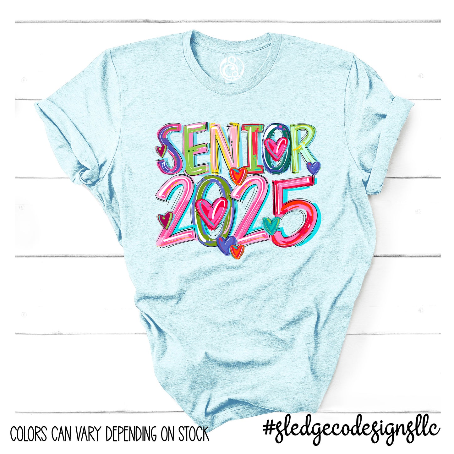 SENIOR 2025 | WATERCOLOR | Custom Unisex Tee