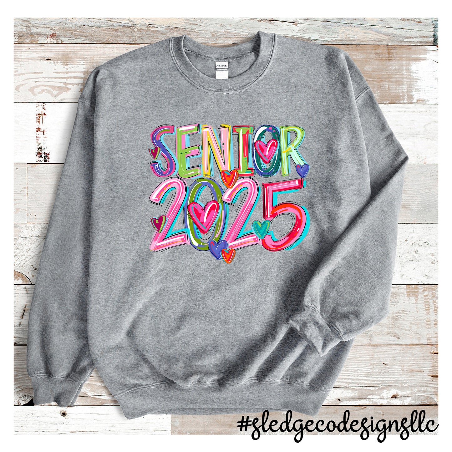SENIOR 2025 | WATERCOLOR | Custom Unisex SWEATSHIRT