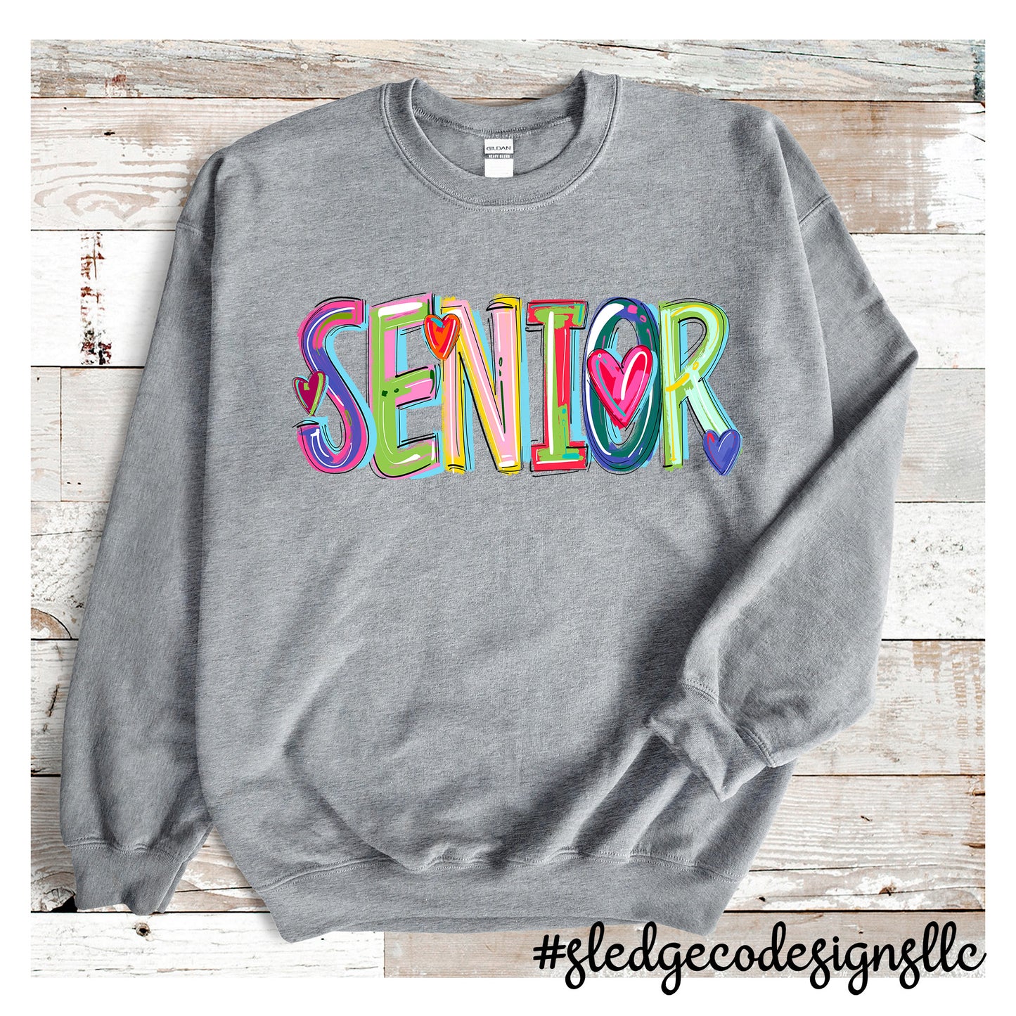 SENIOR | WATERCOLOR | Custom Unisex SWEATSHIRT