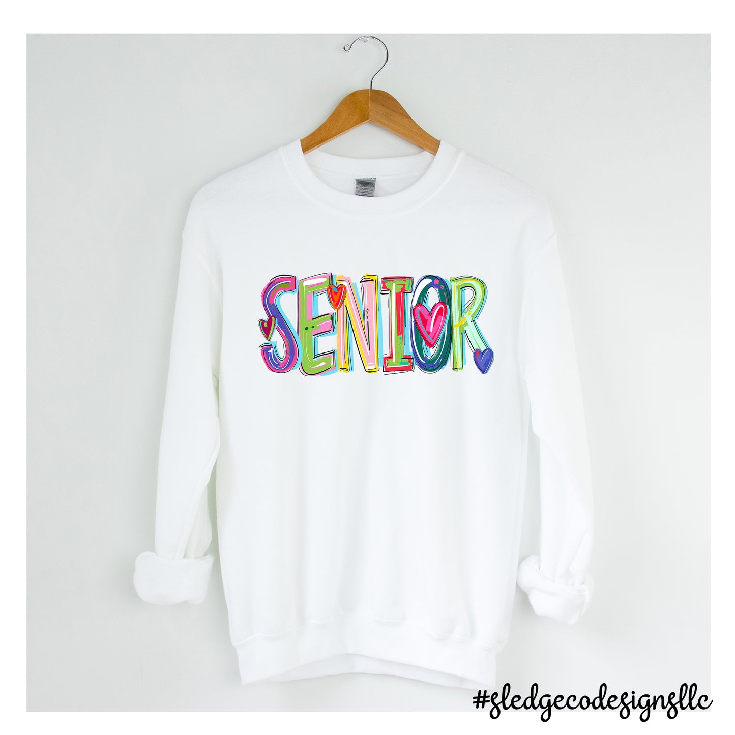 SENIOR | WATERCOLOR | Custom Unisex SWEATSHIRT