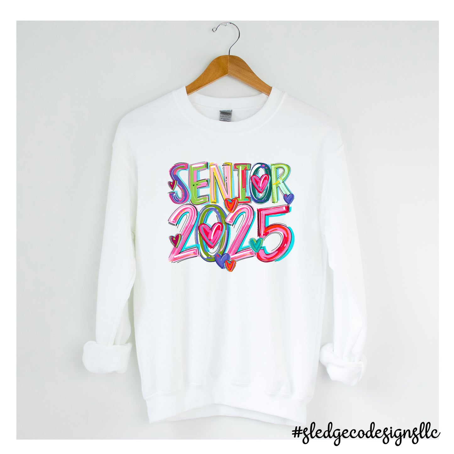 SENIOR 2025 | WATERCOLOR | Custom Unisex SWEATSHIRT