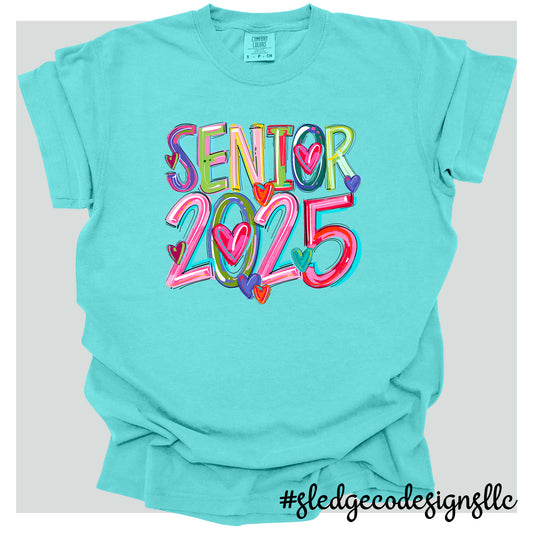 SENIOR 2025 | WATERCOLOR | Custom Unisex Tee