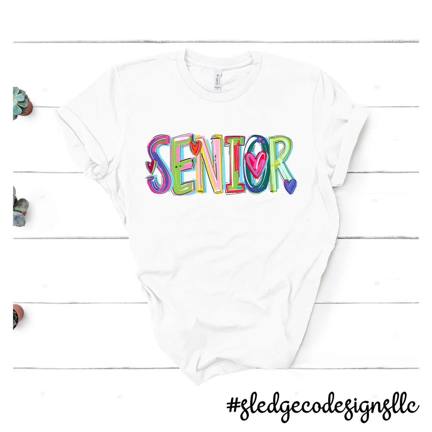 SENIOR | WATERCOLOR | Custom Unisex Tee