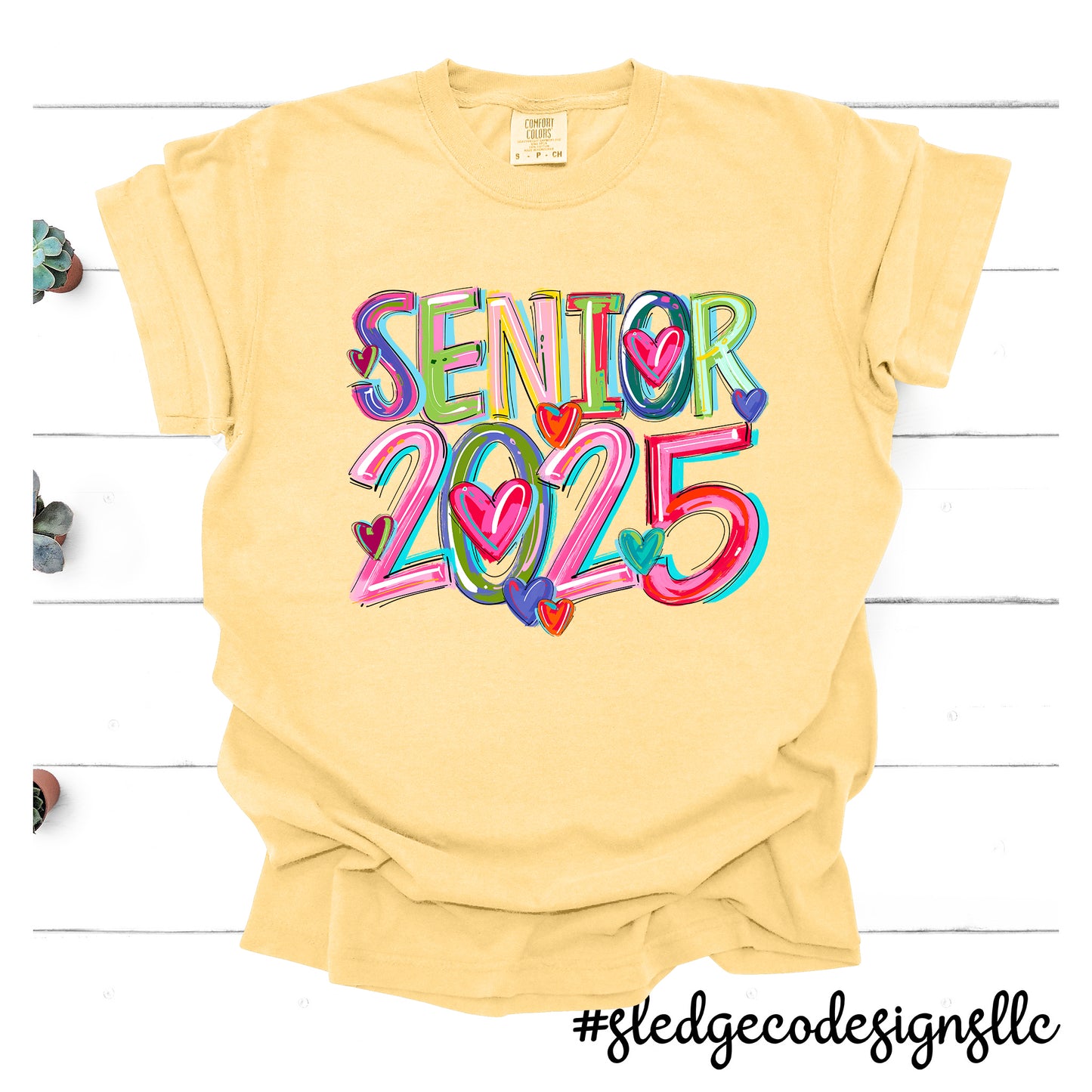 SENIOR 2025 | WATERCOLOR | Custom Unisex Tee