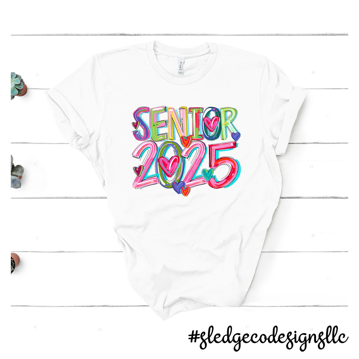 SENIOR 2025 | WATERCOLOR | Custom Unisex Tee
