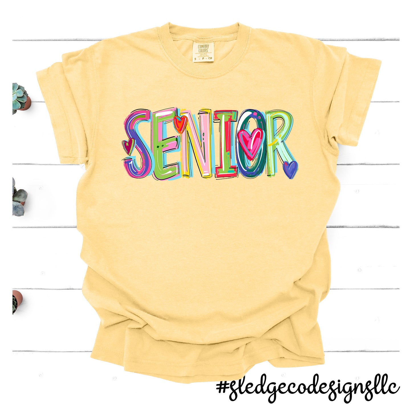 SENIOR | WATERCOLOR | Custom Unisex Tee