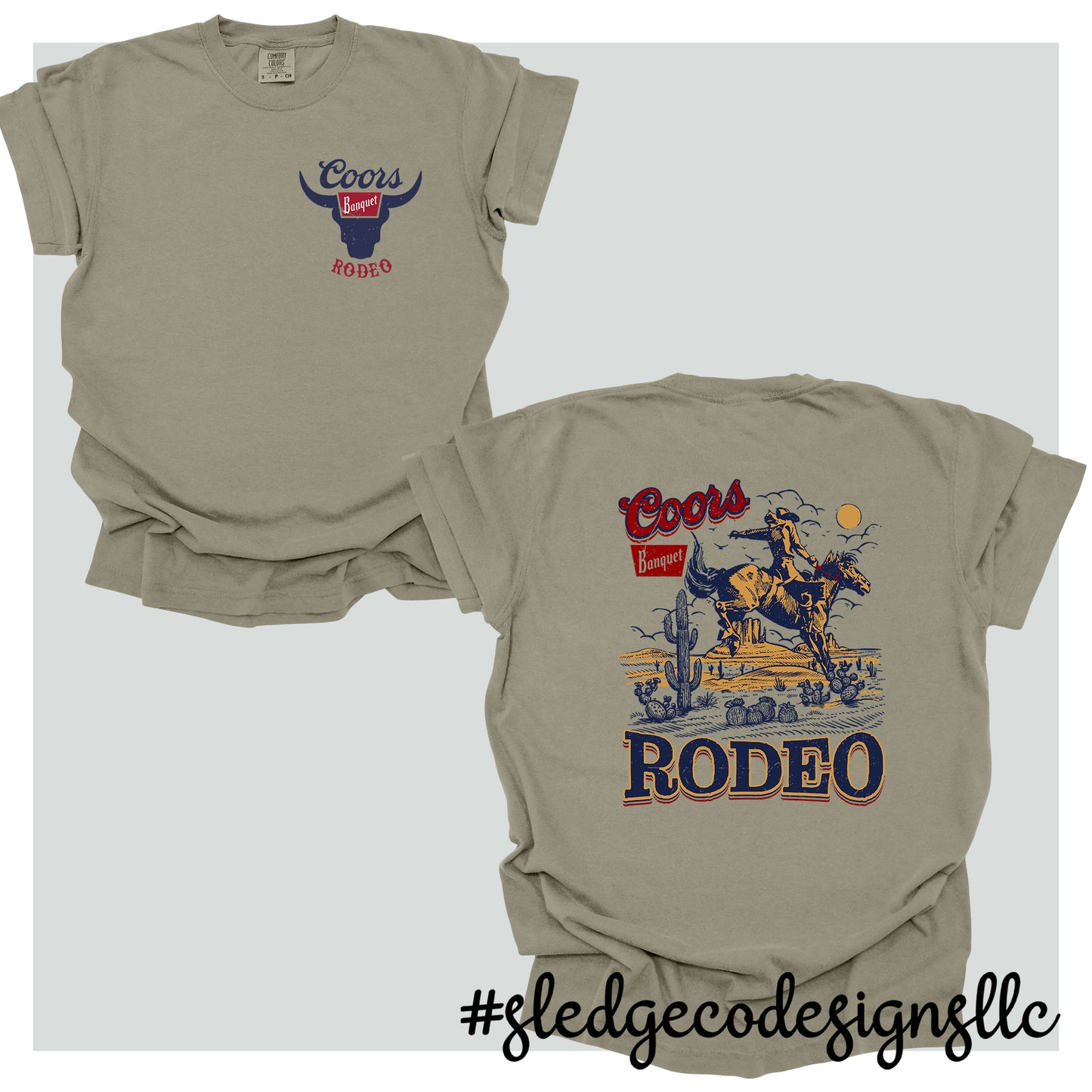 COORS RODEO | BUCKING HORSE AMERICAN | Custom Unisex TSHIRT