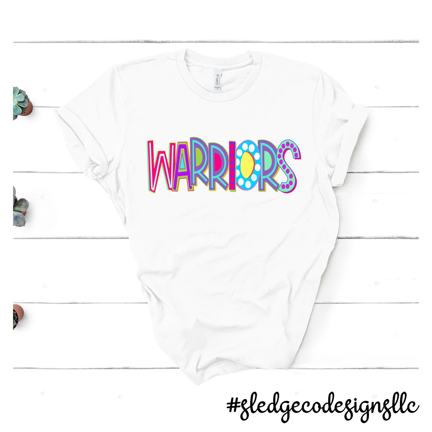 SENATOBIA WARRIORS | NEON | CUSTOM Unisex T-Shirt