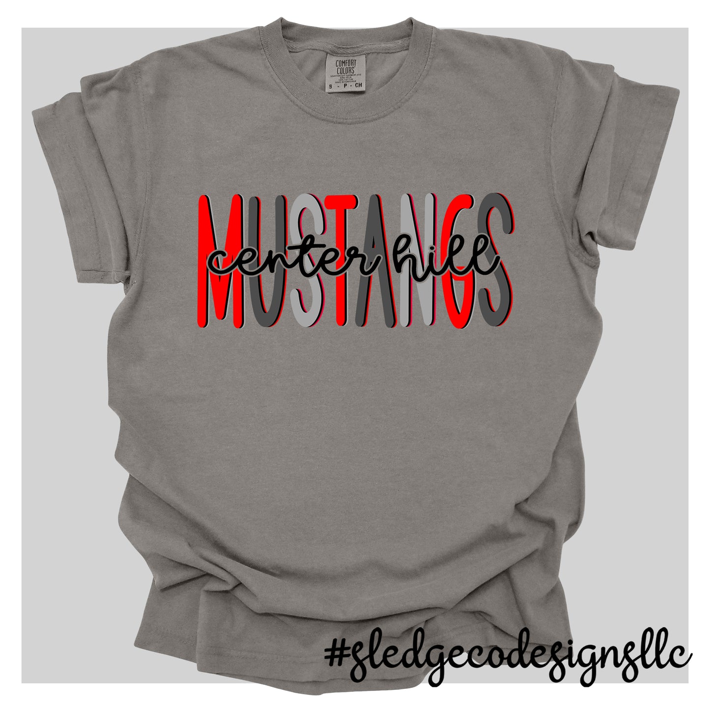 CENTER HILL MUSTANGS | DUO MID | Custom UNISEX TSHIRT