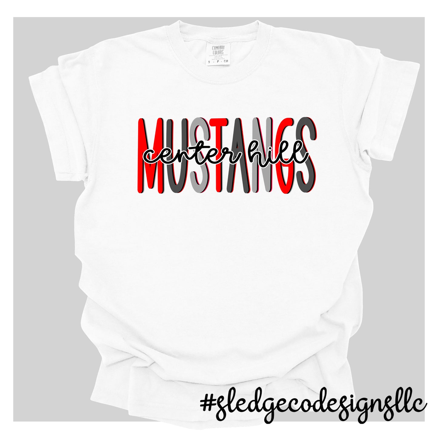 CENTER HILL MUSTANGS | DUO MID | Custom UNISEX TSHIRT