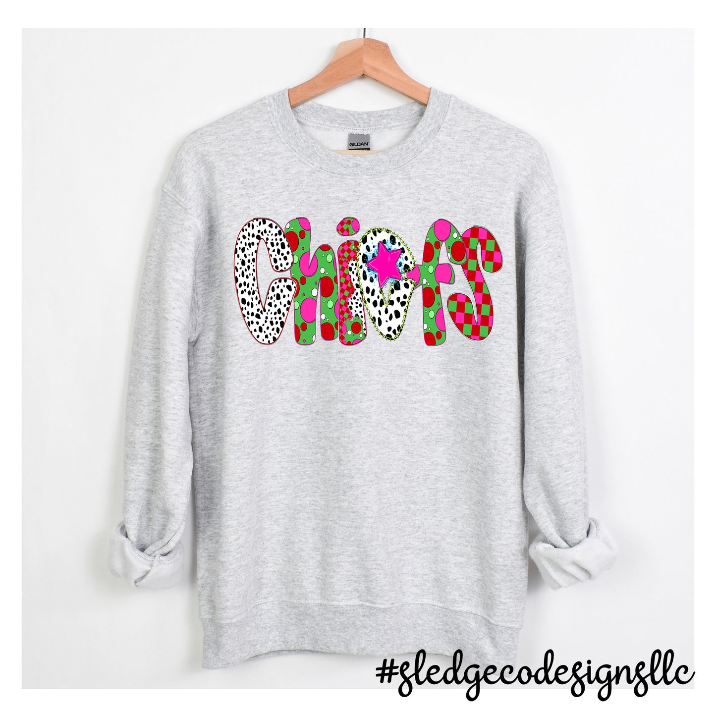 MHS MAGNOLIA HEIGHTS | CHRISTMAS POLKA DOT | CUSTOM UNISEX Sweatshirt