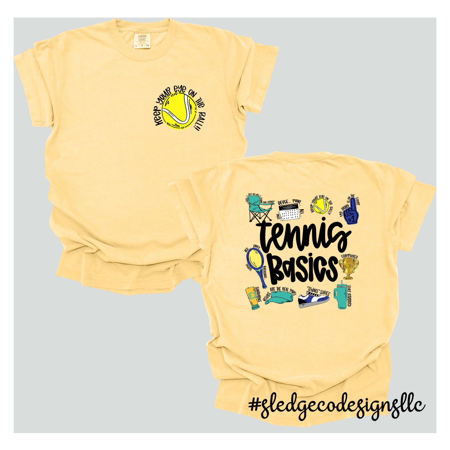 TENNIS BASICS | MOM | Custom Unisex TSHIRT