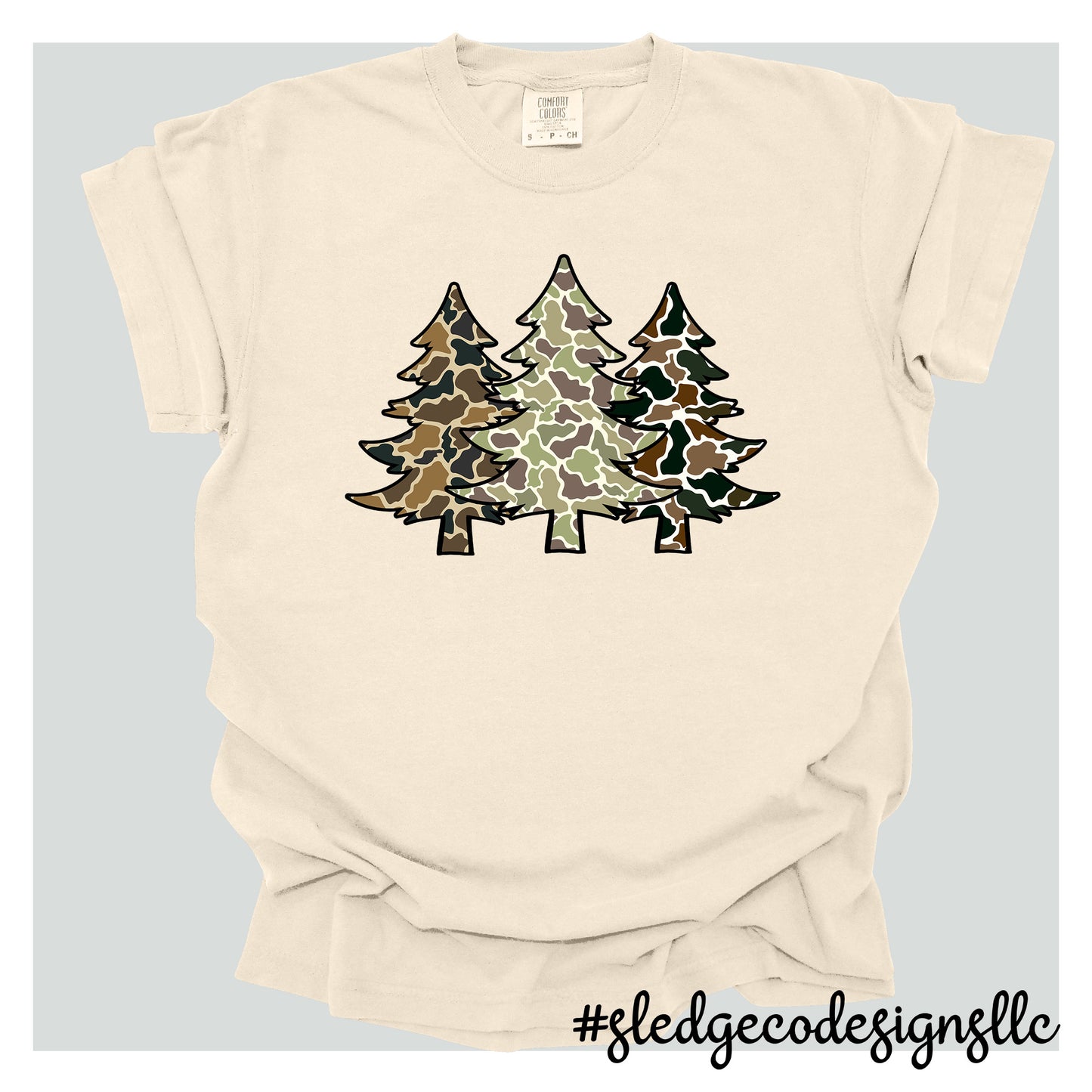 3 CAMO Christmas trees | Custom Unisex TSHIRT