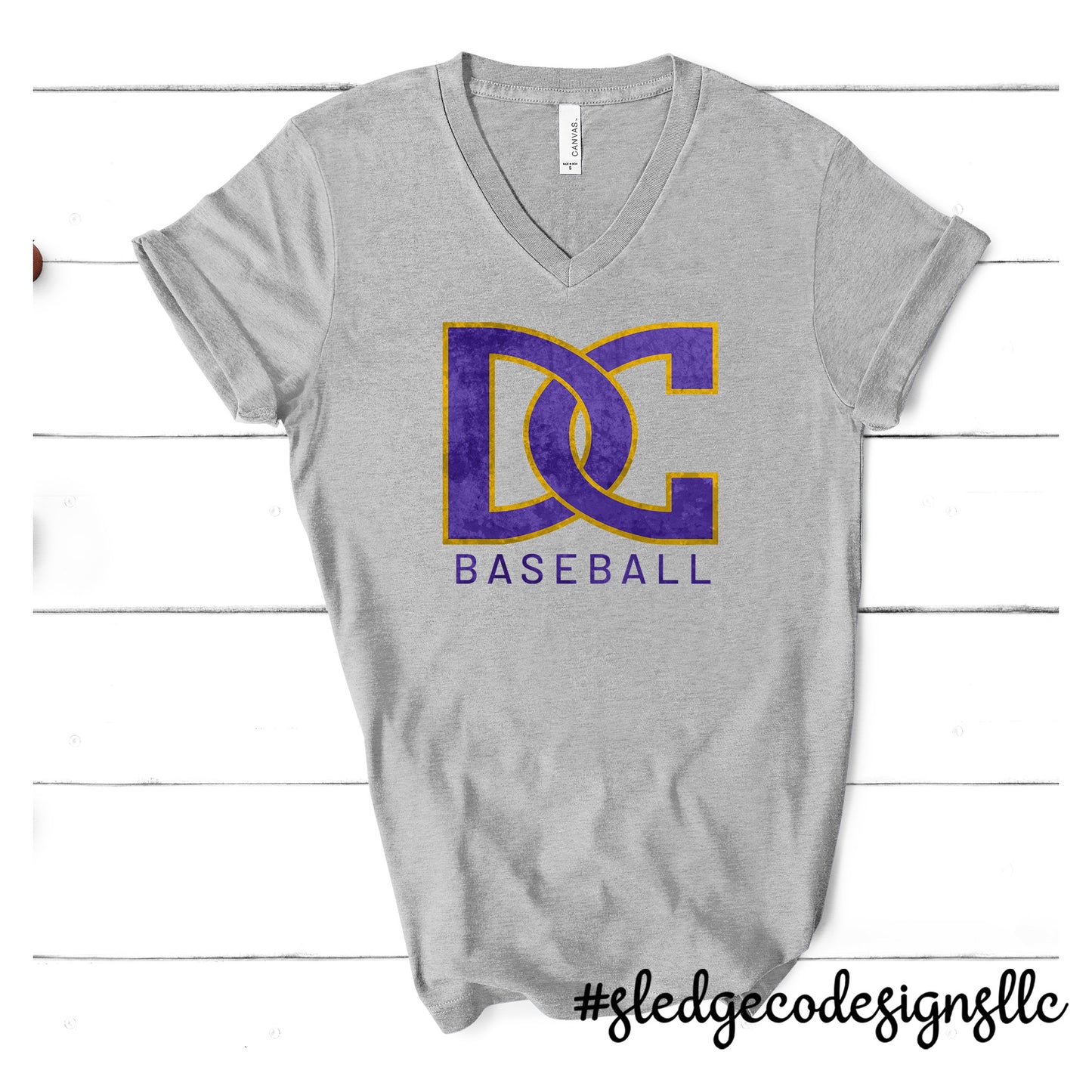 DC Jaguars baseball vintage v-neck | Custom Unisex Tshirt